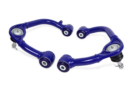Superpro 2021+ Ford F150 Fixed Offset Front Upper Control Arm Set - Graveyard Performance