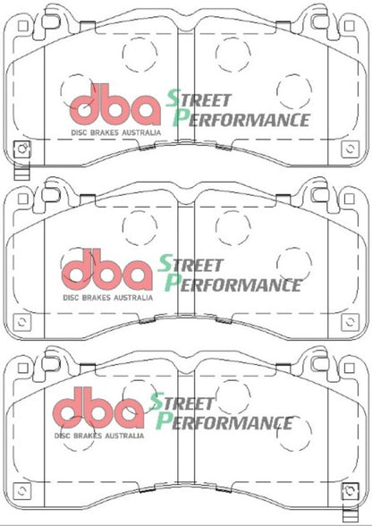 DBA 15-18 Ford Mustang GT w/ Performance Package SP500 Front Brake Pads - Graveyard Performance