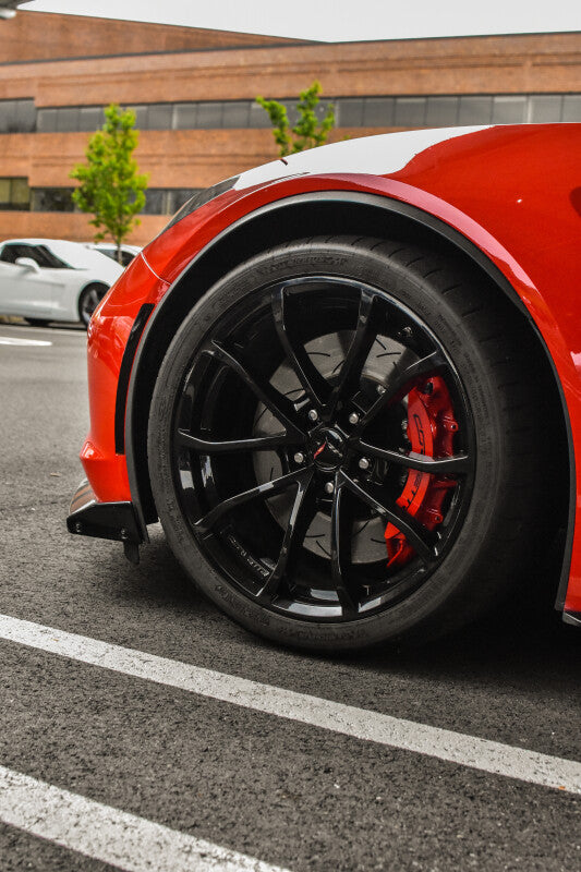 DBA 14-18 Audi RS7 Iron Rotors Front 5000 Series Drilled & Slotted Rotor w/Silver Hat - Graveyard Performance
