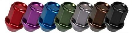 Project Kics 12X1.25 Red Leggdura Racing Lug Nuts - 16 PCS - Graveyard Performance