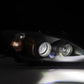 AlphaRex 99-09 Honda S2000 LUXX-Series Projector LED Headlights - Black