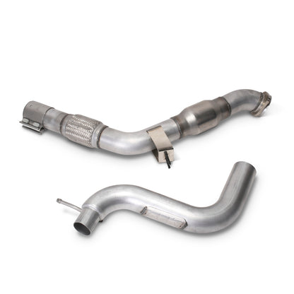BBK 2015-16 Ford Mustang 3 Ecoboost Down Pipe With Cats - Graveyard Performance