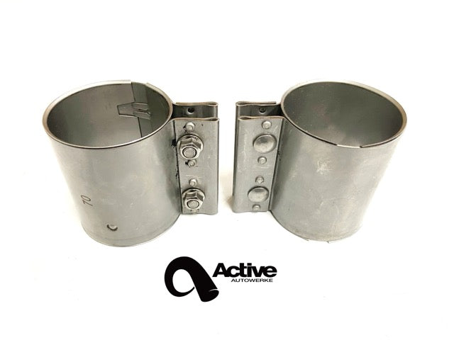 Active Autowerke Exhaust Torca Clamps G8X -Clamp Pair - Graveyard Performance