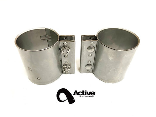 Active Autowerke Exhaust Torca Clamps G8X -Clamp Pair - Graveyard Performance