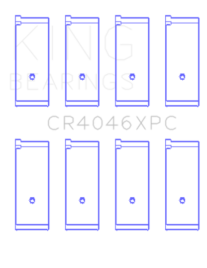 King Engine Bearings Honda B20B4/B20Z2/D16 Series/Zc/16V (Size +.026mm) Connecting Rod Bearing Set - Graveyard Performance
