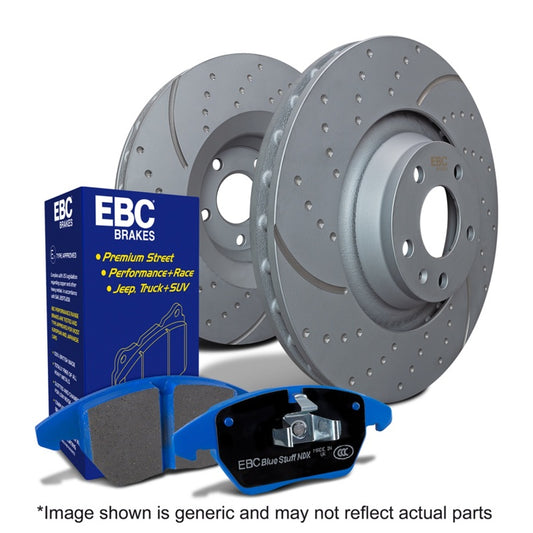 EBC S6 Brake Pad and Rotor Kit - Graveyard Performance