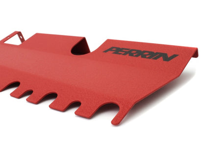 PERRIN 15-21 Subaru WRX/STI Radiator Shroud (With/Without OEM Intake Scoop) - Red