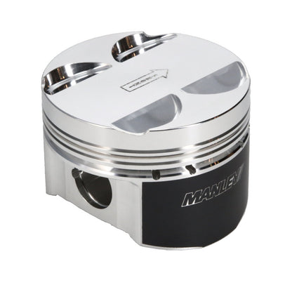 Manley Hyundai Genesis Coupe 2.0L Turbo 86.0mm +.5mm Oversized Bore 9.3:1 Dish Piston Set with Rings - Graveyard Performance