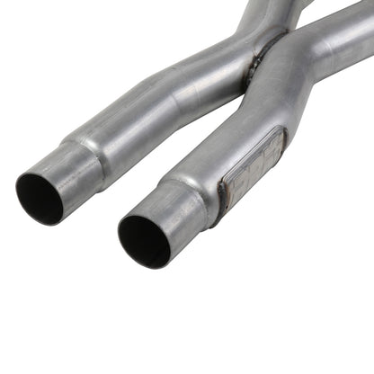 BBK 15-20 Ford Mustang GT 5.0L Resonator Delete X-Pipe (For Use w/Shorties Or Stock Manifolds) - Graveyard Performance