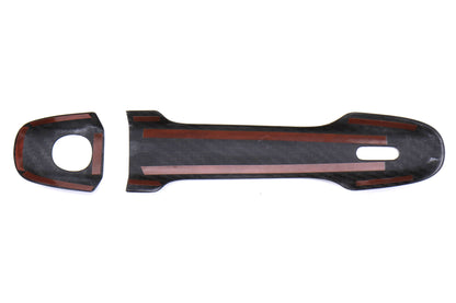 OLM Dry Carbon Fiber Door Handle Cover - 2013+ FT86-Gloss Carbon Fiber - Graveyard Performance