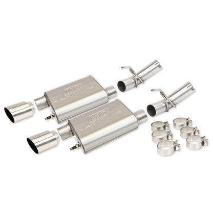 BBK 05-10 Mustang GT VariTune Axle Back Exhaust Kit (Stainless Steel - Graveyard Performance
