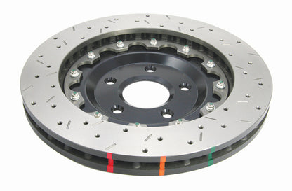 DBA 05-12 Corvette C6 w/Z06 pkg Front Drilled & Slotted 5000 Series 2 Pc Rotor w/ Black Ha - Graveyard Performance