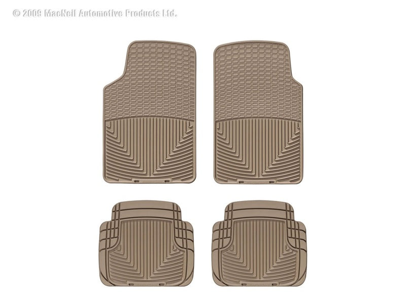 WT Rubber Mats - Front - Tan - Graveyard Performance