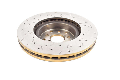 DBA 05-08 Subaru Legacy GT Front Drilled & Slotted 4000 Series Rotor - Graveyard Performance