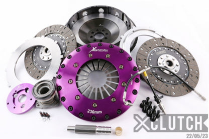 XClutch 09-20 Nissan 370Z Touring Sport 3.7L 9in Twin Solid Organic Clutch Kit - Graveyard Performance