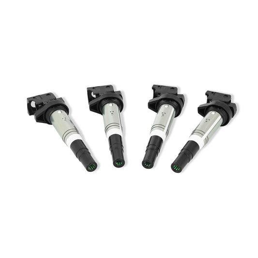 Mishimoto 2002+ BMW M54/N20/N52/N54/N55/N62/S54/S62 Four Cylinder Ignition Coil Set of 4 - Graveyard Performance