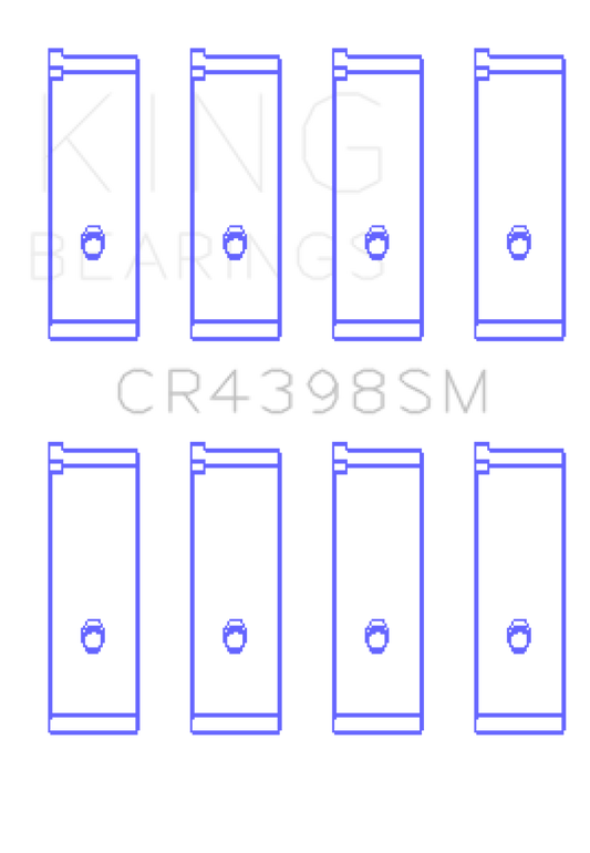 King Engine Bearings Honda L13A4/L15A (Size 0.25) Connecting Rod Bearing Set