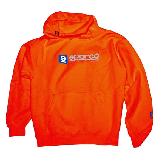Sparco Sweatshirt Hooded WWW Orange LRG
