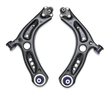 Superpro 2015 Volkswagen Golf R Base Front Control Arm Lower Assembly Kit (Add. Positive Caster) - Graveyard Performance