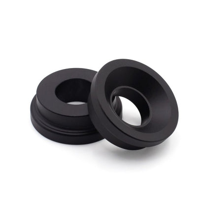 BLOX 2-Piece Billet Aluminum Solid Shifter Bushing B-Series Transmissions - Black - Graveyard Performance