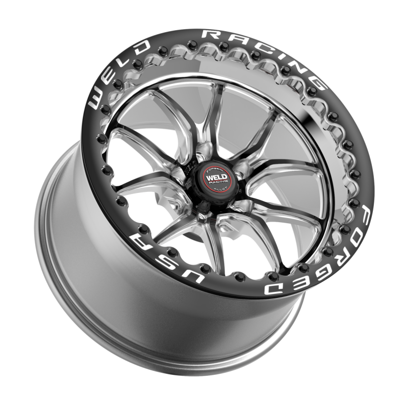 Weld RT-S S85 17x11 / 5x115 BP / 5.8 BS Black Wheel (Med Pad) - Single Beadlock 3.18 ID - Graveyard Performance