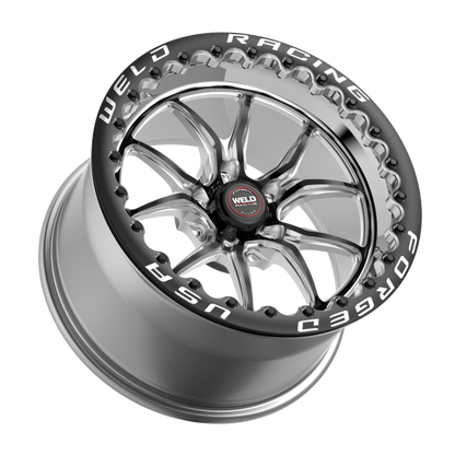 Weld RT-S S85 17x11 / 5x115 BP / 5.8 BS Black Wheel (Med Pad) - Single Beadlock 3.18 ID - Graveyard Performance