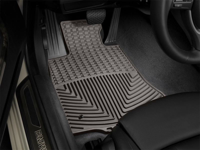 WeatherTech 2012-2015 BMW 6-Series Front Rubber Mats - Cocoa - Graveyard Performance