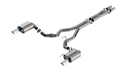 Borla 2024 Ford Mustang GT 5.0L V8 w/o Active Exhaust ATAK Cat-Back Exhaust System - Graveyard Performance