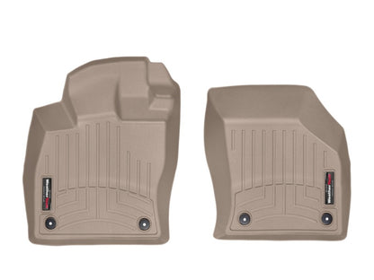 WeatherTech 2015+ Volkswagen Golf/GTI (5-Door Hatchback Only) Front FloorLiner - Tan - Graveyard Performance