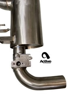 Active Autowerke F22 M235i Performance Valved Rear Exhaust GEN 2 w brushed tips - Graveyard Performance