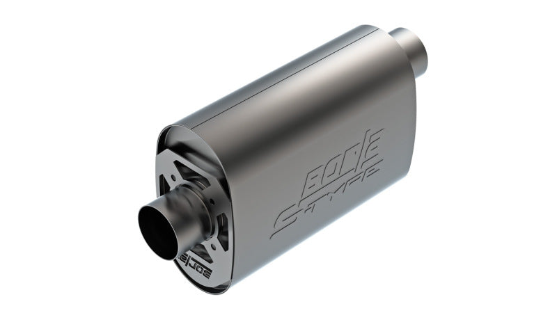 Borla CrateMuffler LS3 3in Offset/Center 14in x 4.35in x 9.10in Oval Muffler S-Type - Graveyard Performance