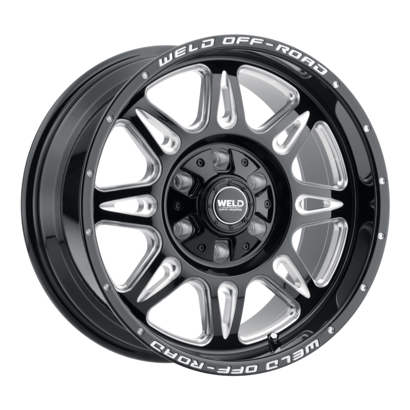 Weld Cheyenne W132 Series 22x10 / 6x139.7 BP / 4.75 BS / 106.1 - Gloss BLK MIL - Graveyard Performance