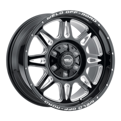 Weld Cheyenne W132 Series 22x10 / 6x139.7 BP / 4.75 BS / 106.1 - Gloss BLK MIL - Graveyard Performance