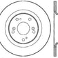 StopTech Power Slot 00-09 Honda S2000 CRYO Rear Left Slotted Rotor