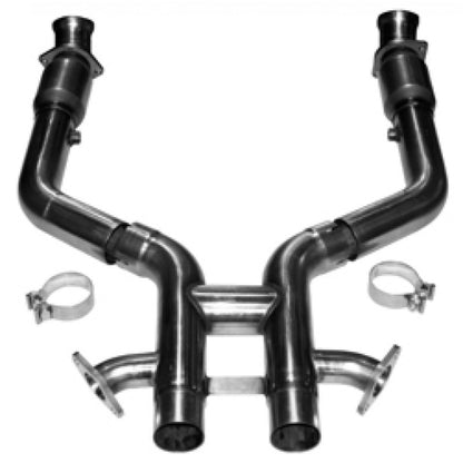 Kooks 12-13 Ford Mustang GT 5.0L 4V -302 Boss Edition 3in x 2 3/4in OEM Cat H Pipe SS - Graveyard Performance