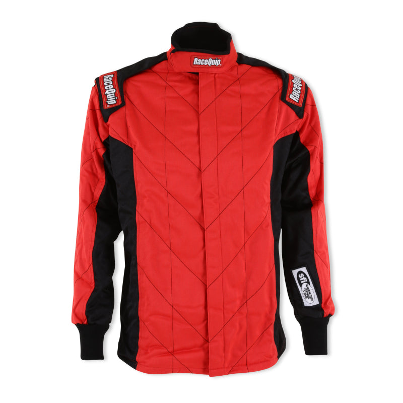 RaceQuip Red Chevron-5 Jacket SFI-5 - XLG - Graveyard Performance