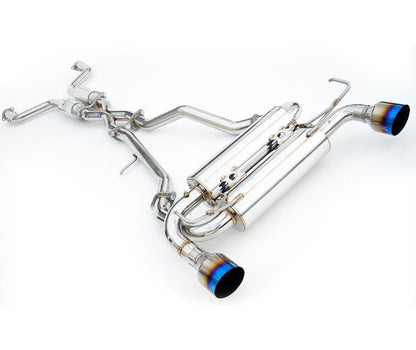 Invidia 07+ Infiniti G37 Coupe Gemini Rolled Titanium Tip Cat-back Exhaust - Graveyard Performance