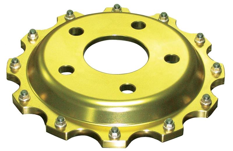DBA 2008+ Mitsubishi EVO 10 T3 5000 Series Drilled and Slotted Front Replacement Rotor w/NAS Nuts KP - Graveyard Performance