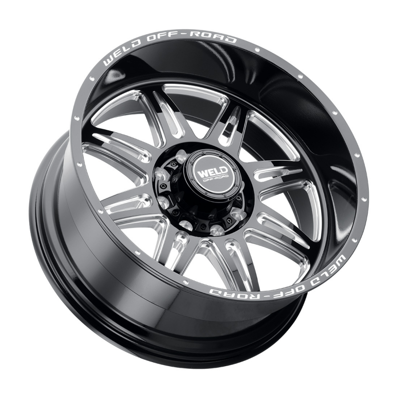 Weld Cheyenne W132 Series 22x10 / 8x170 BP / -18 Offset / 4.75 BS / 125.1 Bore - Gloss Black MIL - Graveyard Performance