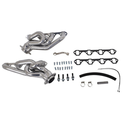 BBK 94-95 Mustang 5.0 Shorty Tuned Length Exhaust Headers - 1-5/8 Silver Ceramic - Graveyard Performance