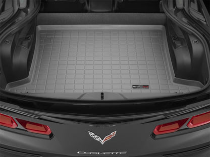 WeatherTech 14+ Chevrolet Corvette Cargo Liners - Grey - Graveyard Performance