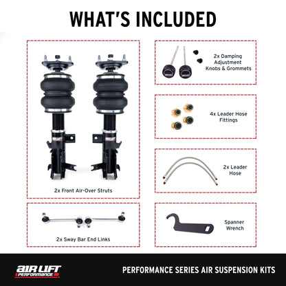 Air Lift Performance 16-22 Acura ILX Air Suspension Front Kit