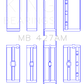 King Engine Bearings Chevrolet 173 V6 (Size +0.50mm) Main Bearing Set