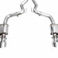 AWE 2024 Ford Mustang GT Fastback S650 RWD SwitchPath Catback Exhaust w/ Quad Chrome Silver Tips