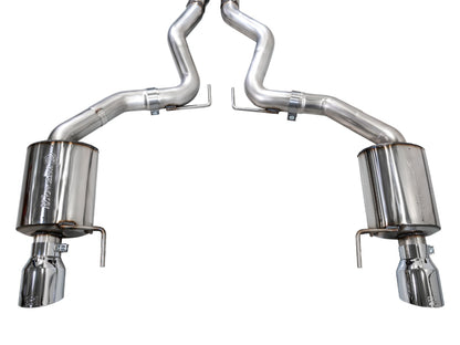AWE 2024 Ford Mustang GT Fastback S650 RWD Touring Catback Exhaust w/ Dual Chrome Silver Tips - Graveyard Performance