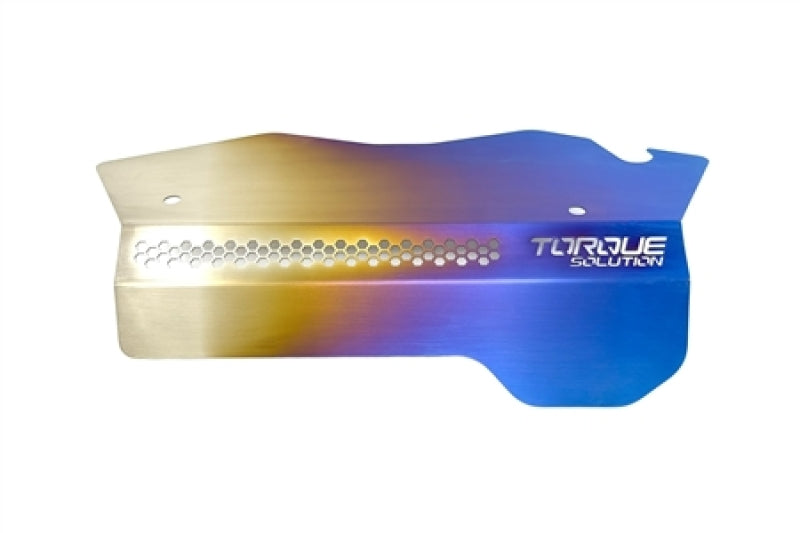 Torque Solution 2022+ Subaru WRX Engine Pulley Cover - Titanium Burnt Purple/Blue - Graveyard Performance