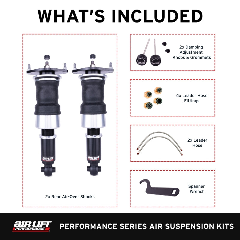 Air Lift Performance 12-25 Subaru BRZ / 12-20 Toyota GT86 Rear Air Suspension Kit - Graveyard Performance