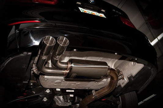 Active Autowerke BMW F22/F30/F32 228I/328I/428 Signature Exhaust - F30 328i/428i, Brushed Tips - Graveyard Performance