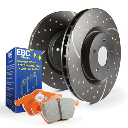EBC S8 Brake Pad and Rotor Kit - Graveyard Performance