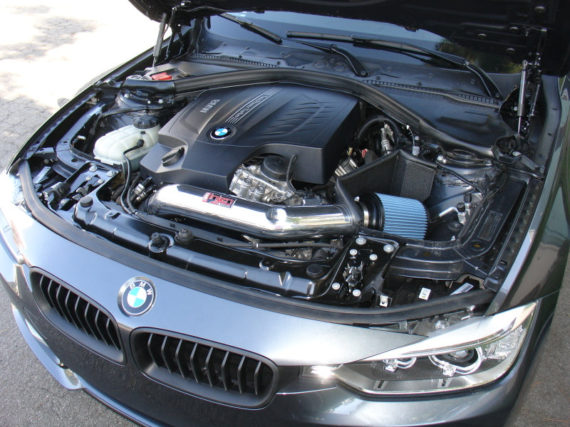 Injen 12-15 BMW 335i (N55) 3.0L L6 (turbo) AUTO TRANS ONLY Polished Short Ram Intake w/ MR Tech - Graveyard Performance